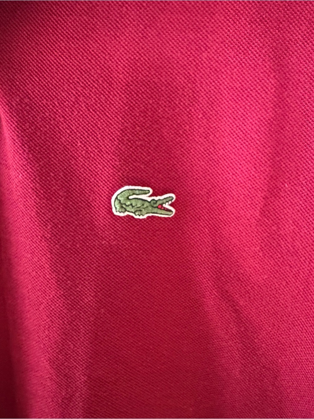 Lacoste Men's Deep Red Short-Sleeve Polo - Picture 2 of 6